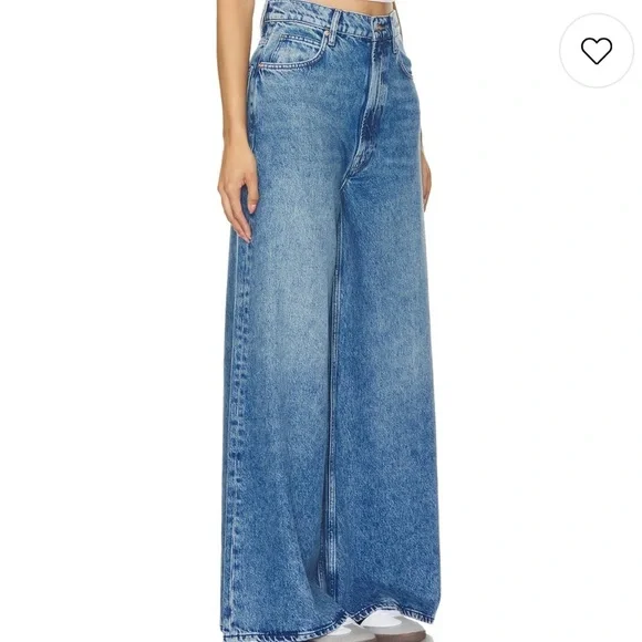 NWT Mother Denim SNACKS The Sugar Cone Skimp Wide Leg Jeans Mouthful 26